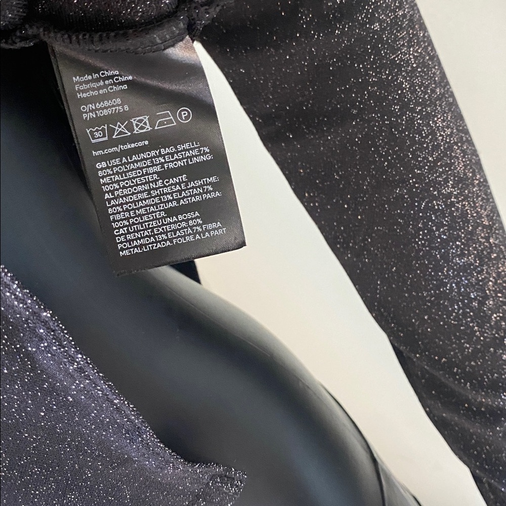 H&M Glittery Black Bodysuit - Picture 10 of 10